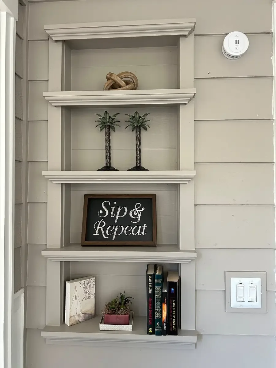 Reading area in the private sitting room