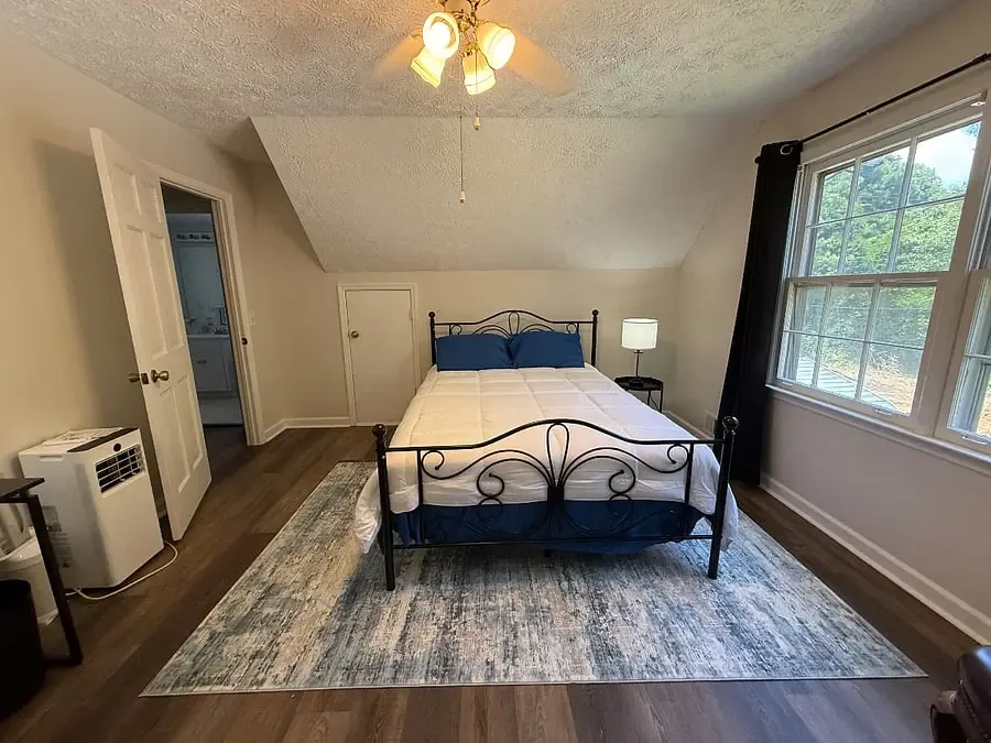 Furnished upstairs bedroom